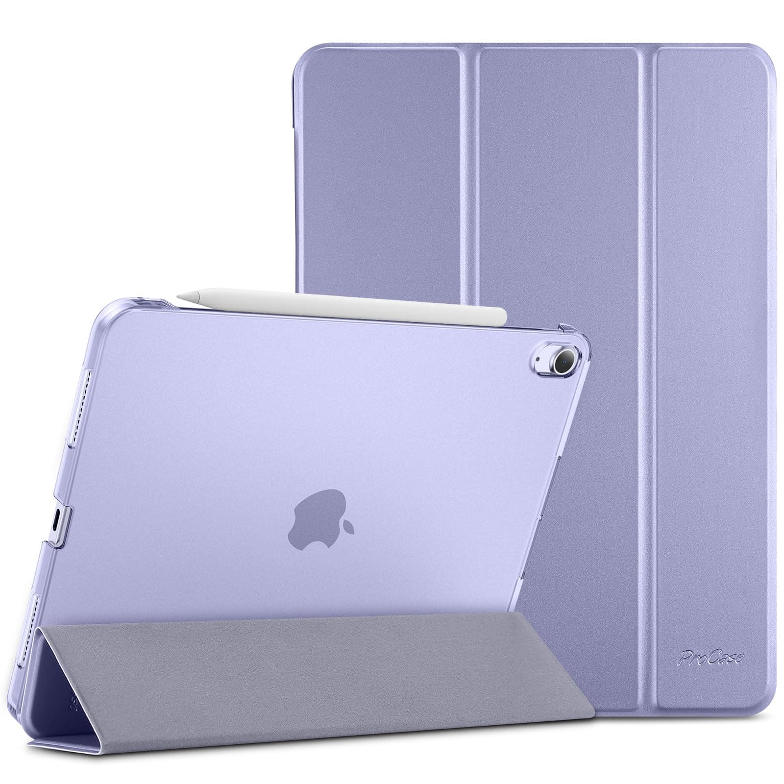 ProCase Hülle für iPad Air 11 Zoll (M3/M2 2025/2024)，iPad Air 6/5/4 Gen 10,9 Zoll (2022/2020),Schutzhülle Smart Case Cover -Lila