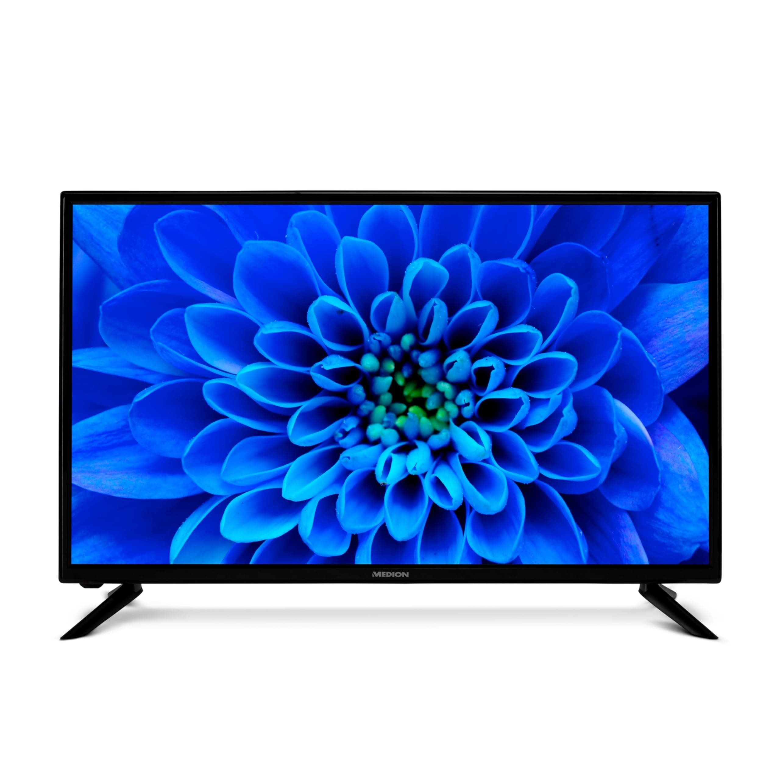MEDION E13226 (MD 30326) 80 cm (32 Zoll) HD Fernseher (Triple Tuner Receiver DVB-T2 DVB-C DVB-S2, 2 x HDMI, SCART, VGA, USB, Sleeptimer, Mediaplayer, VESA, CI+)