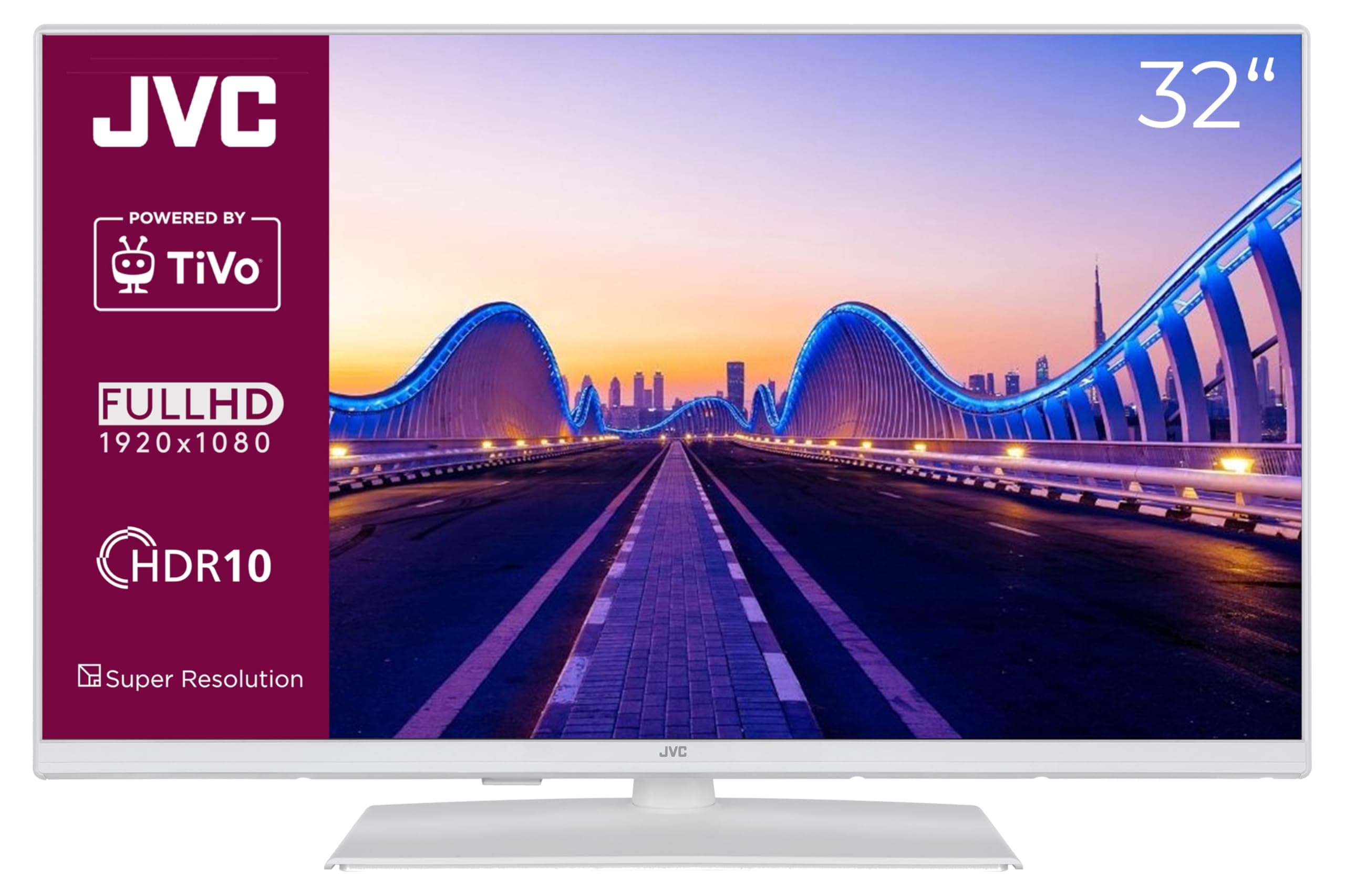 JVC Fernseher 32 Zoll Smart TV powered by TiVo (Full HD, HDR, Triple-Tuner, 6 Monate HD+ inkl.) LT-32VF5355W
