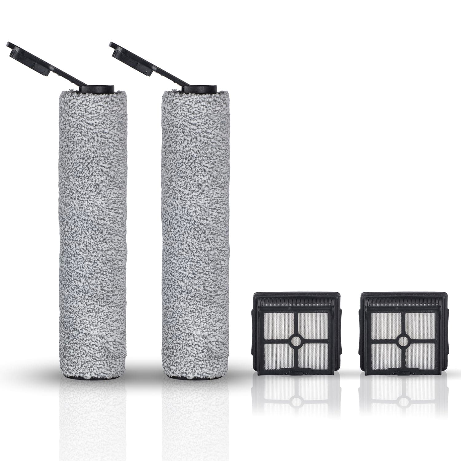 Vileda PureClean S5 Zubehörset – 2 Ersatzrollen und 2 Ersatzfilter für Nass- und Trockensauger