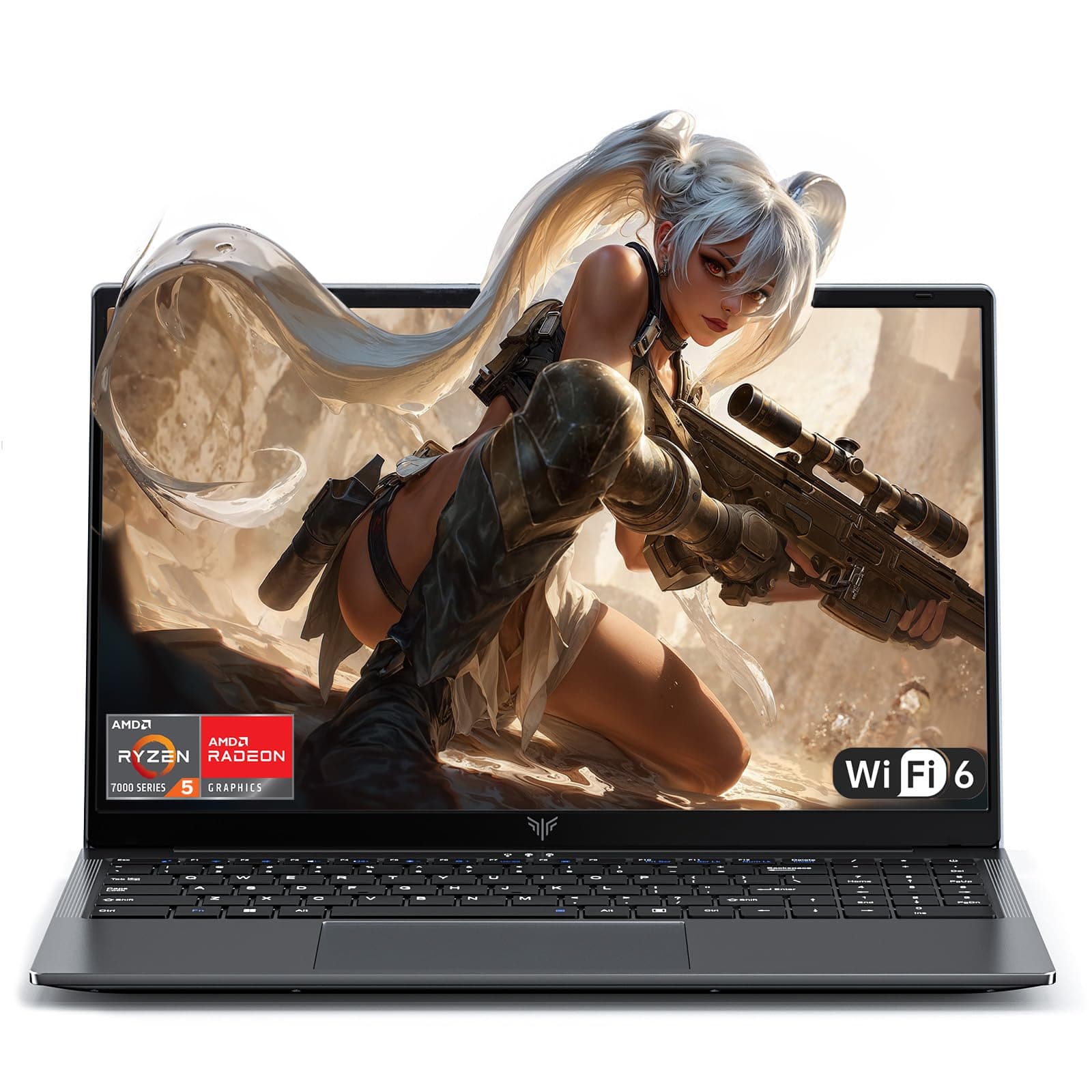 ACEMAGIC Gaming-Laptop – 2025 Neuester 15,6-Zoll-FHD-Display-Laptop mit AMD Ryzen 5 7430U-Prozessor mit bis zu 4,3 GHz, 16 GB RAM DDR4, 512 GB NVMe PCIe 3.0 SSD Gaming-Notebook, leichtgewichtig