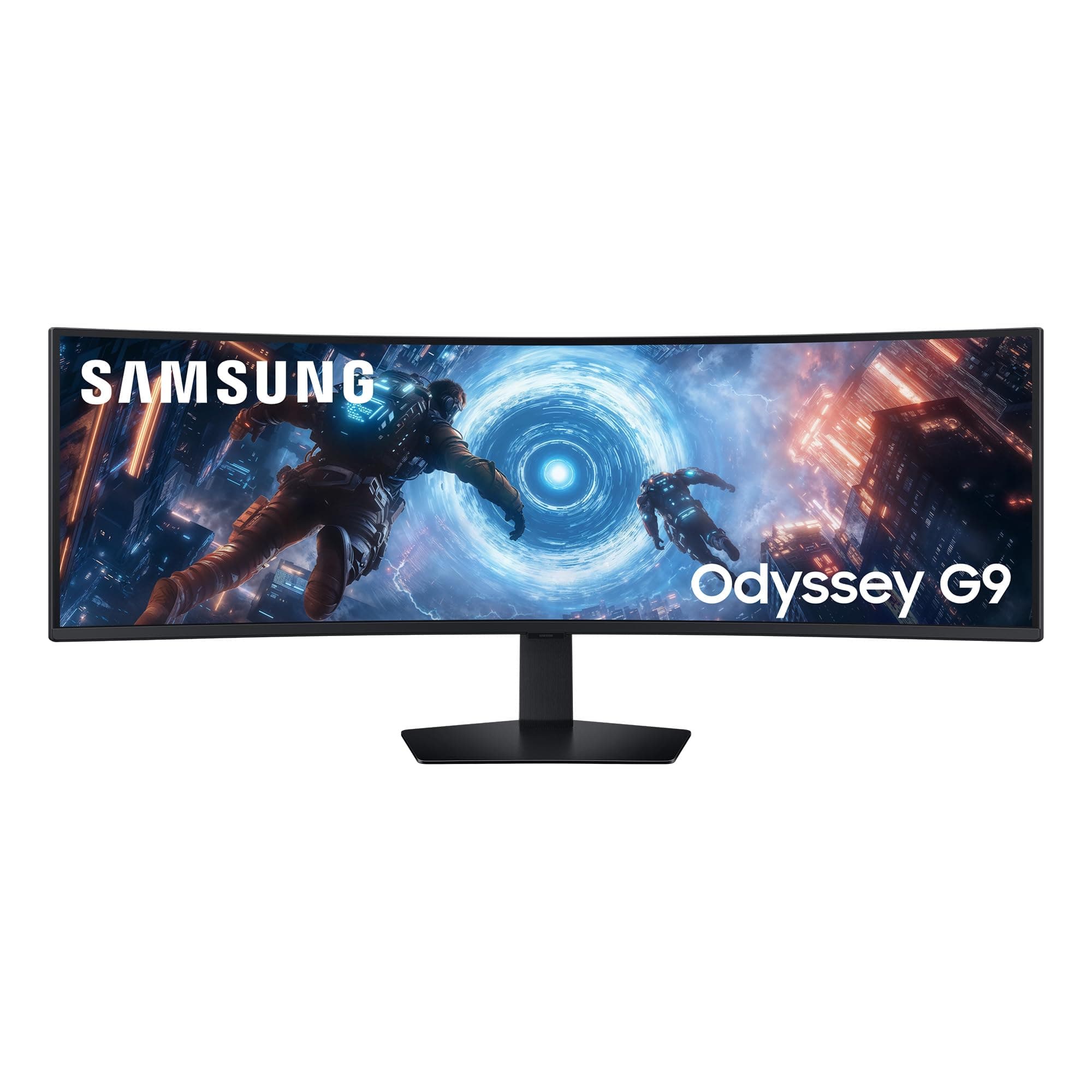 Samsung Odyssey G91F, Ultrawide Curved 32:9, Gaming Monitor, 49 Zoll, LED-VA-Panel, DQHD, 5120 x 1440, DisplayHDR 600, AMD FreeSync Premium Pro, 1ms, 144 Hz, Schwarz, LS49FG916EUXEN