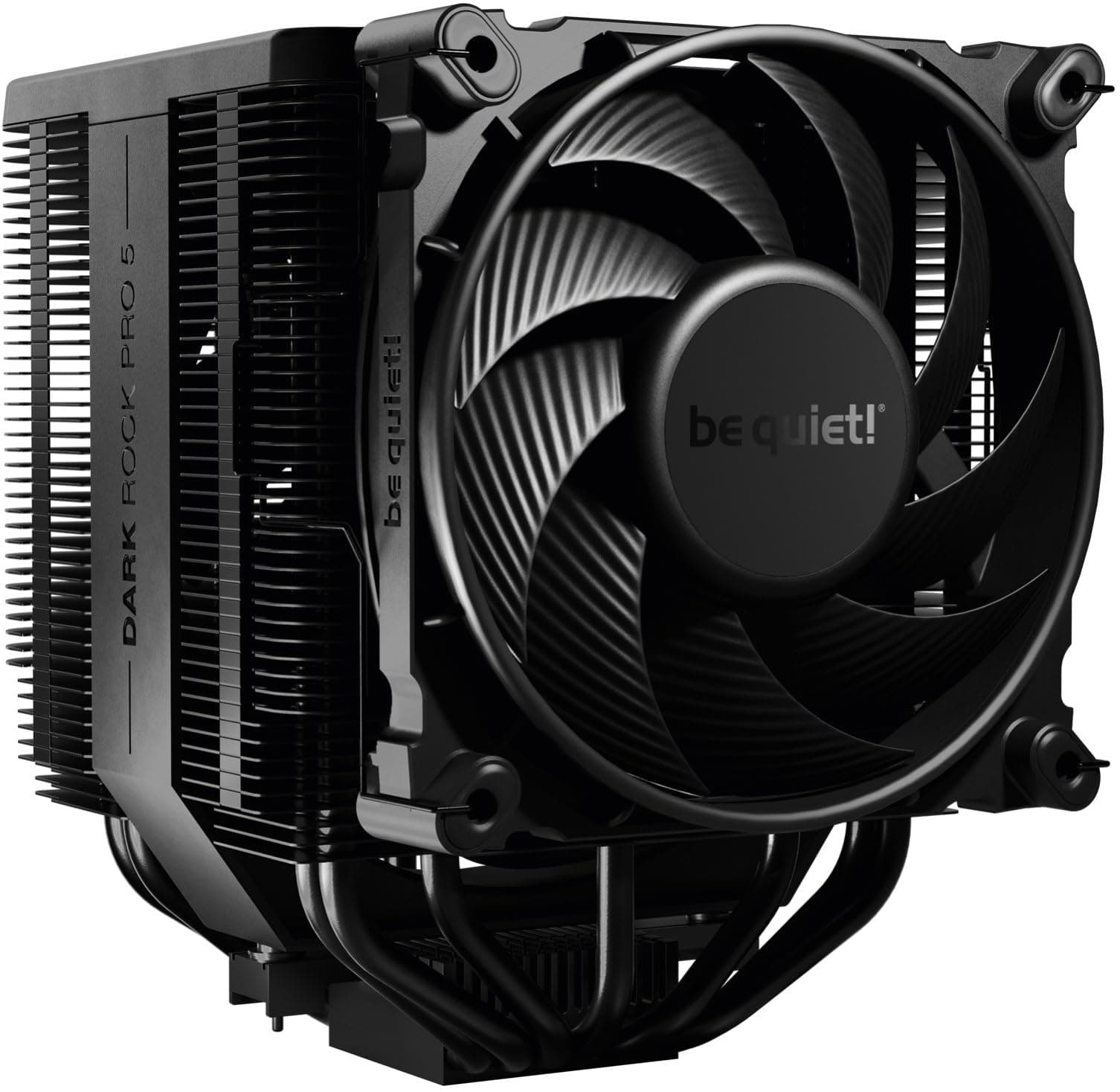 be quiet! Dark Rock Pro 5 Luftkühler, immens hohe Kühlleistung, 7 Hochleistungs-Heatpipes, Silent Wings 120mm PWM Lüfter, Silent Wings 135mm PWM Lüfter, nahezu unhörbarer Betrieb, Speed Switch