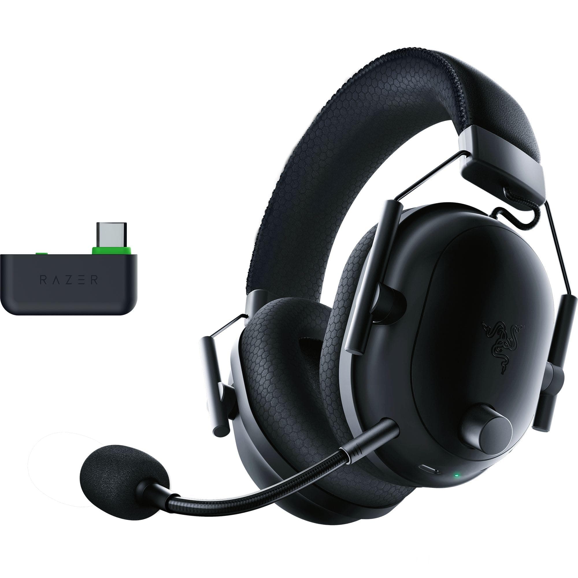 Razer BlackShark V2 Pro (Xbox) - Kabelloses Konsolen E-Sport Headset für Xbox S-X & One (Triforce 50mm Treiber, HyperSpeed Wireless 2,4 GHz, abnehmbares HyperClear Mikrofon) Schwarz