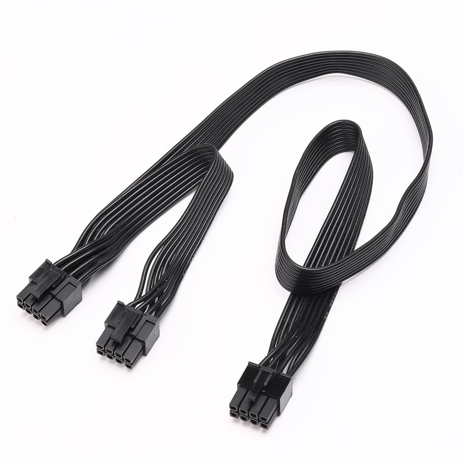 YieJoya PCIE Kabel für Corsair, PSU 8-Pin Stecker auf Dual PCIe 8-Pin (6+2) Stecker Stromversorgungskabel für Corsair Modular Power Supply RM/HX/CX-M Serie