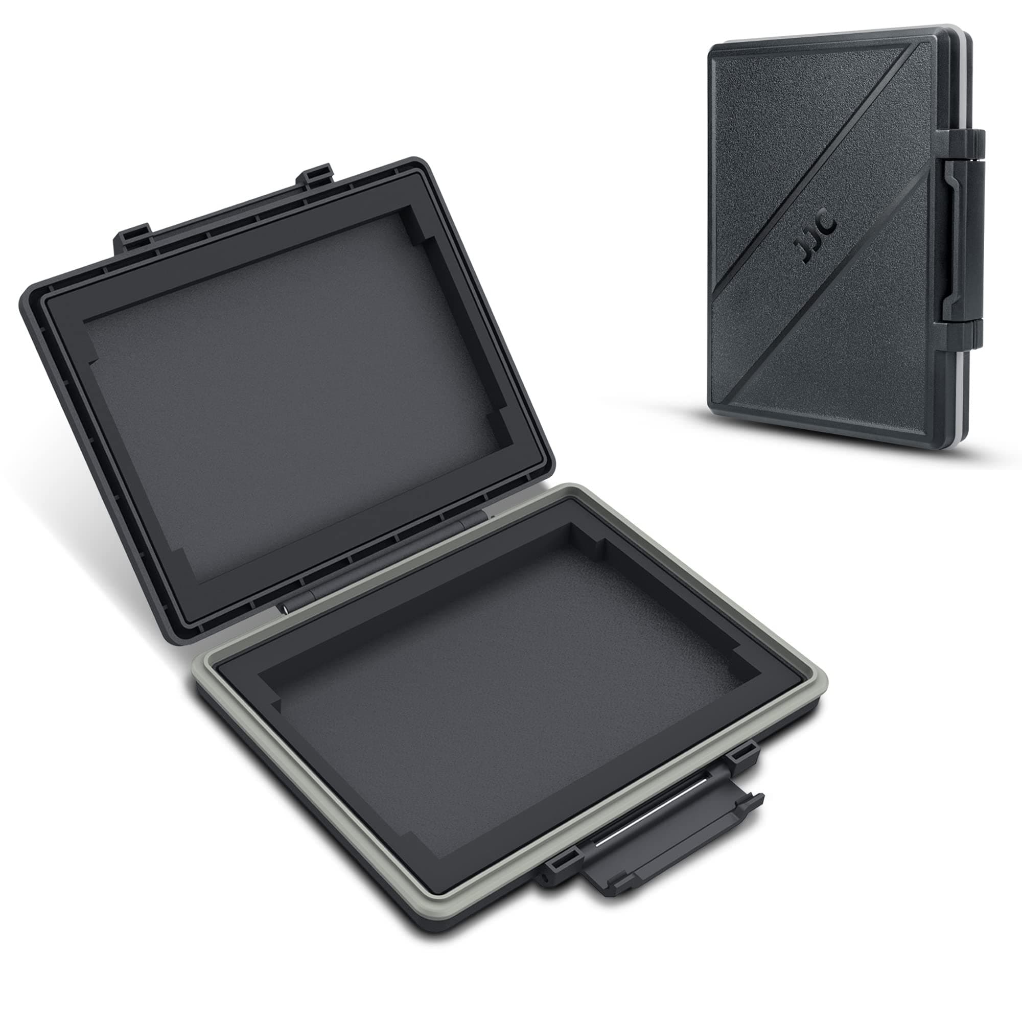 JJC SSD Speicherkarten Etui Tasche Aufbewahrung für 2,5 Zoll interne Solid State Drive, Wasserdicht Speicherkartenetui Tasche Etui Schutzbox Tragetasche - Memory Card Case