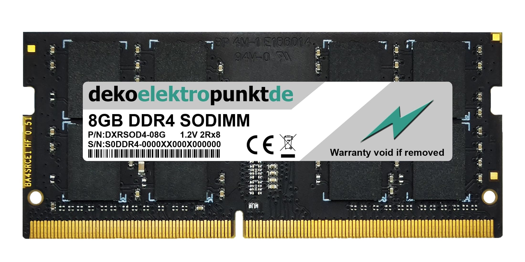 dekoelektropunktde 8GB RAM Speicher passend für Synology Diskstation DS225+ DDR4 SO-DIMM PC4