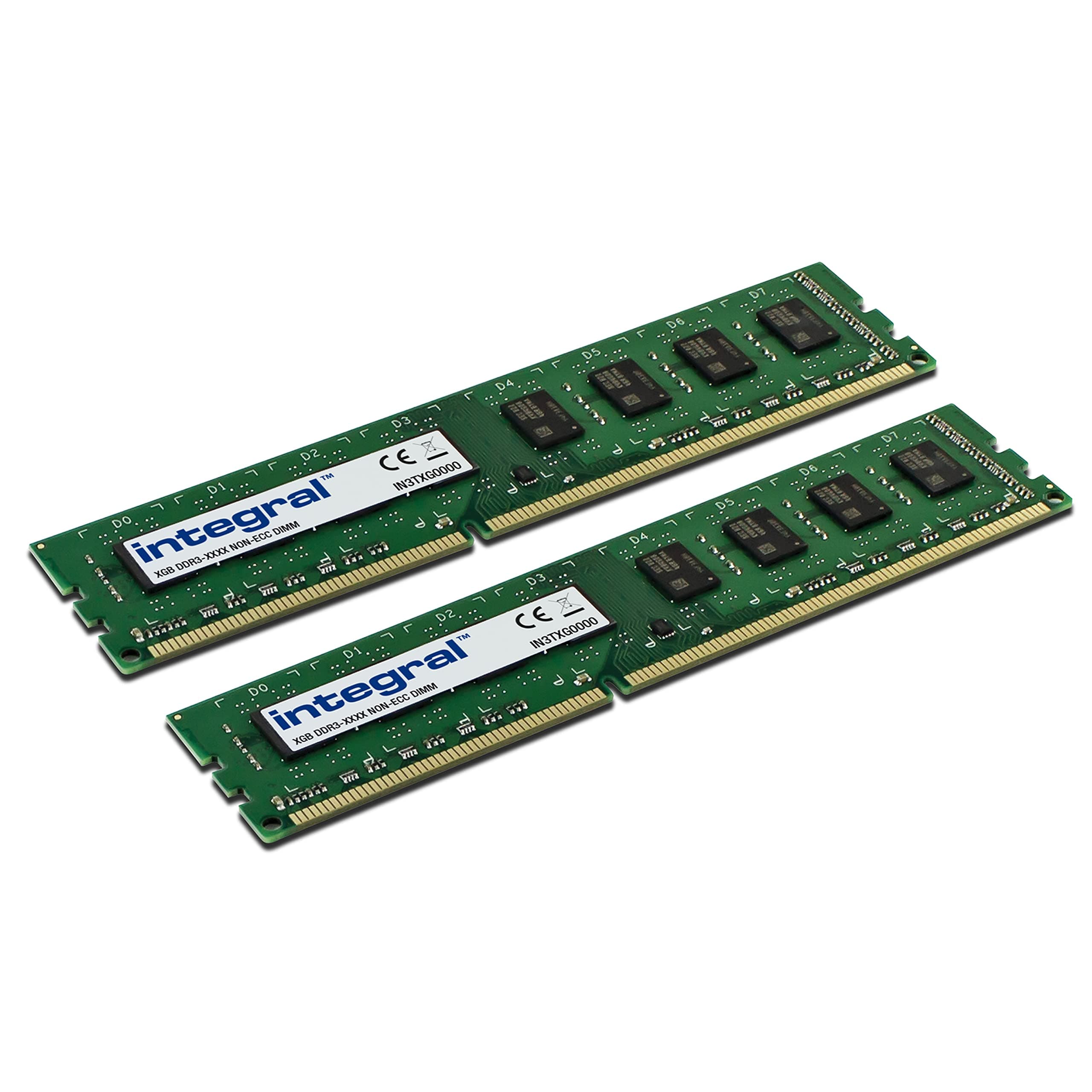 Integral 16GB Kit (2x8GB) DDR3 RAM 1600MHz DIMM PC-Desktop-Arbeitsspeicher-Modul