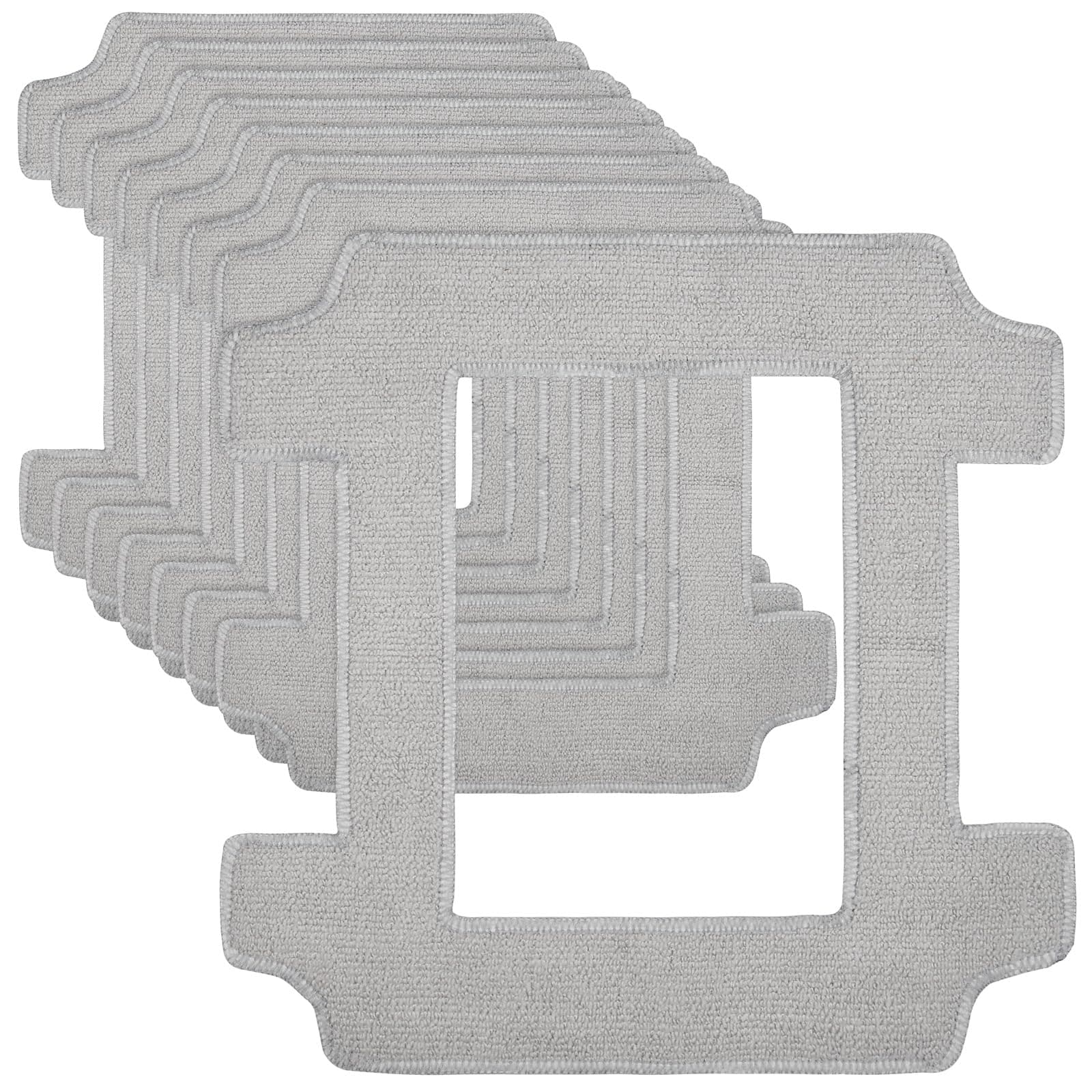 8 Stück Reinigungspad für ECOVACS WINBOT W2S / W2S Omni Fensterputzroboter, Waschbare Mikrofaser Wischtücher reinigen effektiv Flecken und Staub von Fenstern