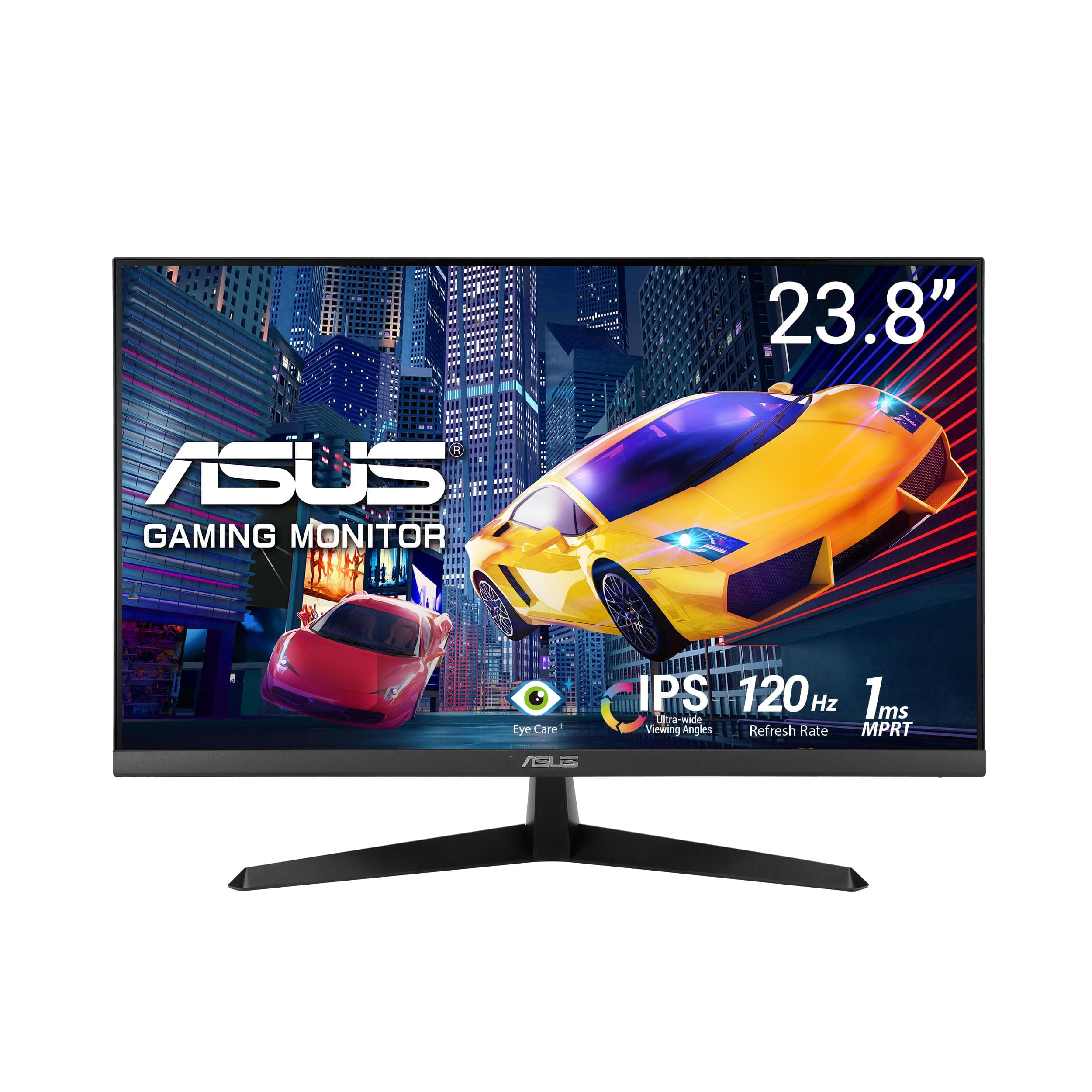 ASUS Eye Care VY249HGR - 24 Zoll Full HD Monitor - 120 Hz, 1ms MPRT, AdaptiveSync, GameFast Input - IPS Panel, Vesa 100x100, 16:9, 1920x1080, D-Sub, HDMI