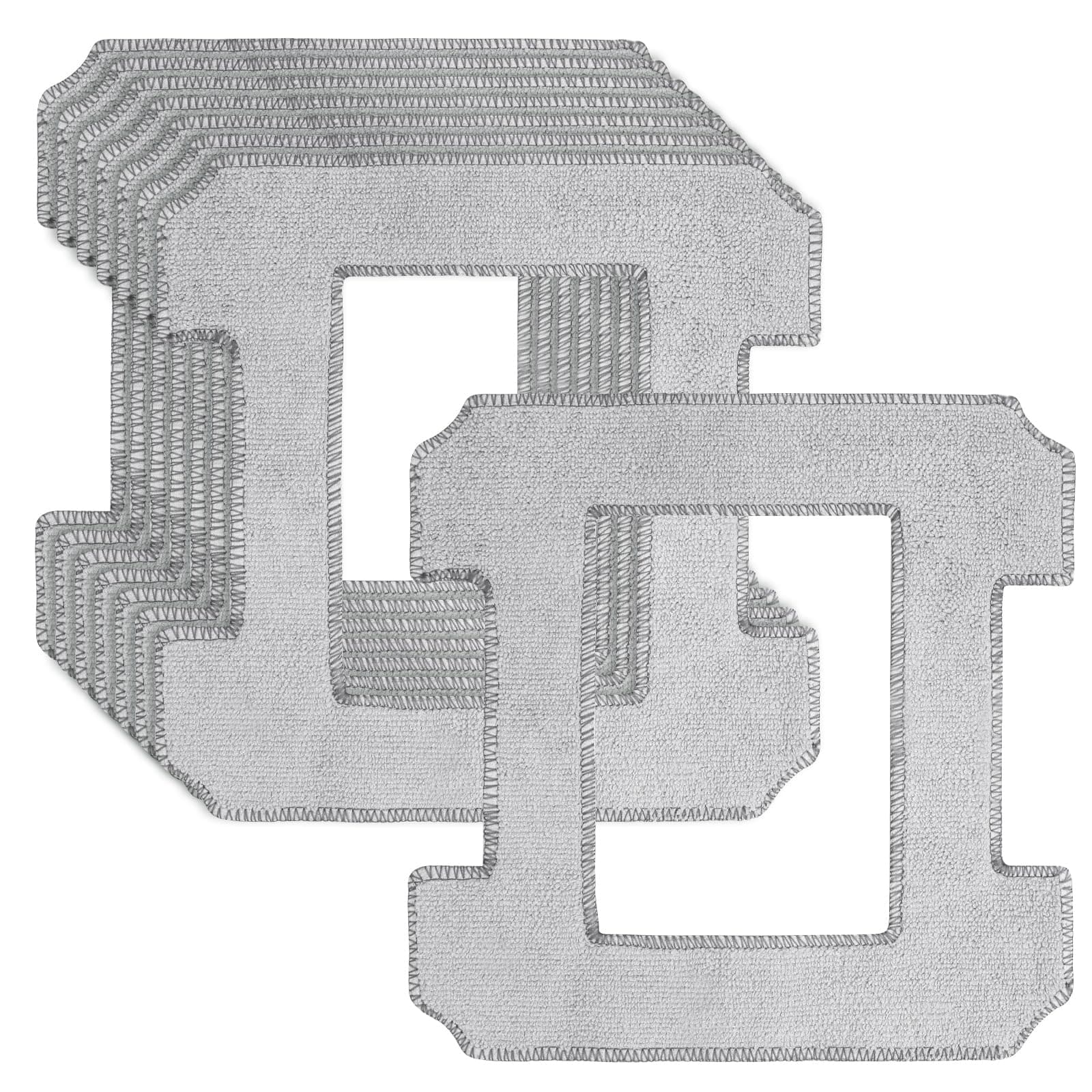 8 Stück Reinigungspad für ECOVACS Winbot W1 / W1 Pro / W2 Pro / W2 Omni Fensterputzroboter, Wischtücher Roboter Reinigungstuch, Wiederverwendbar und Waschbar Ersatztuch