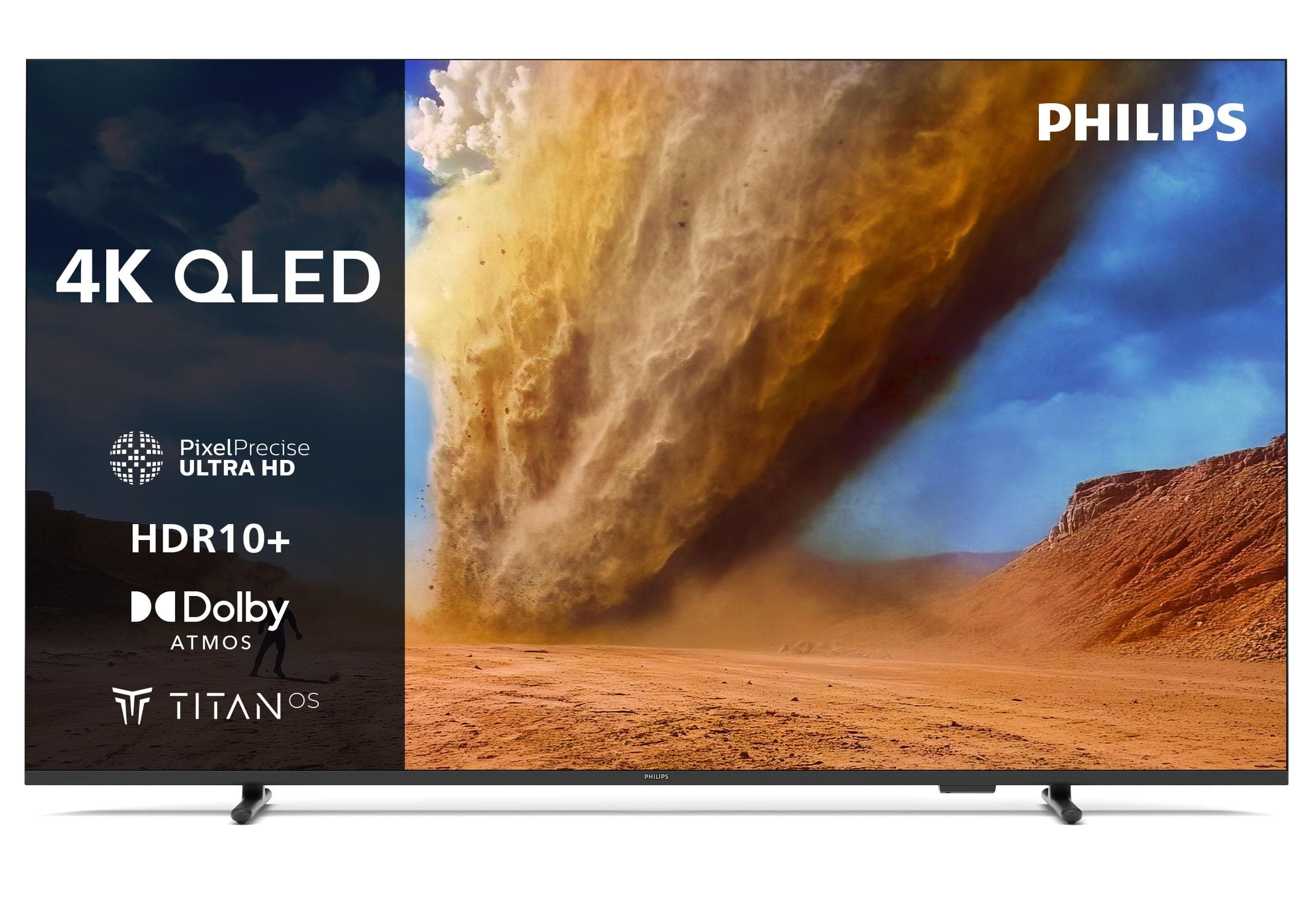 Philips 55PUS7800 4K LED Smart TV - 55 Zoll Display mit Pixel Precise Ultra HD, Titan OS Plattform und Dolby Atmos Sound - Funktioniert mit Alexa und Google Sprachassistent