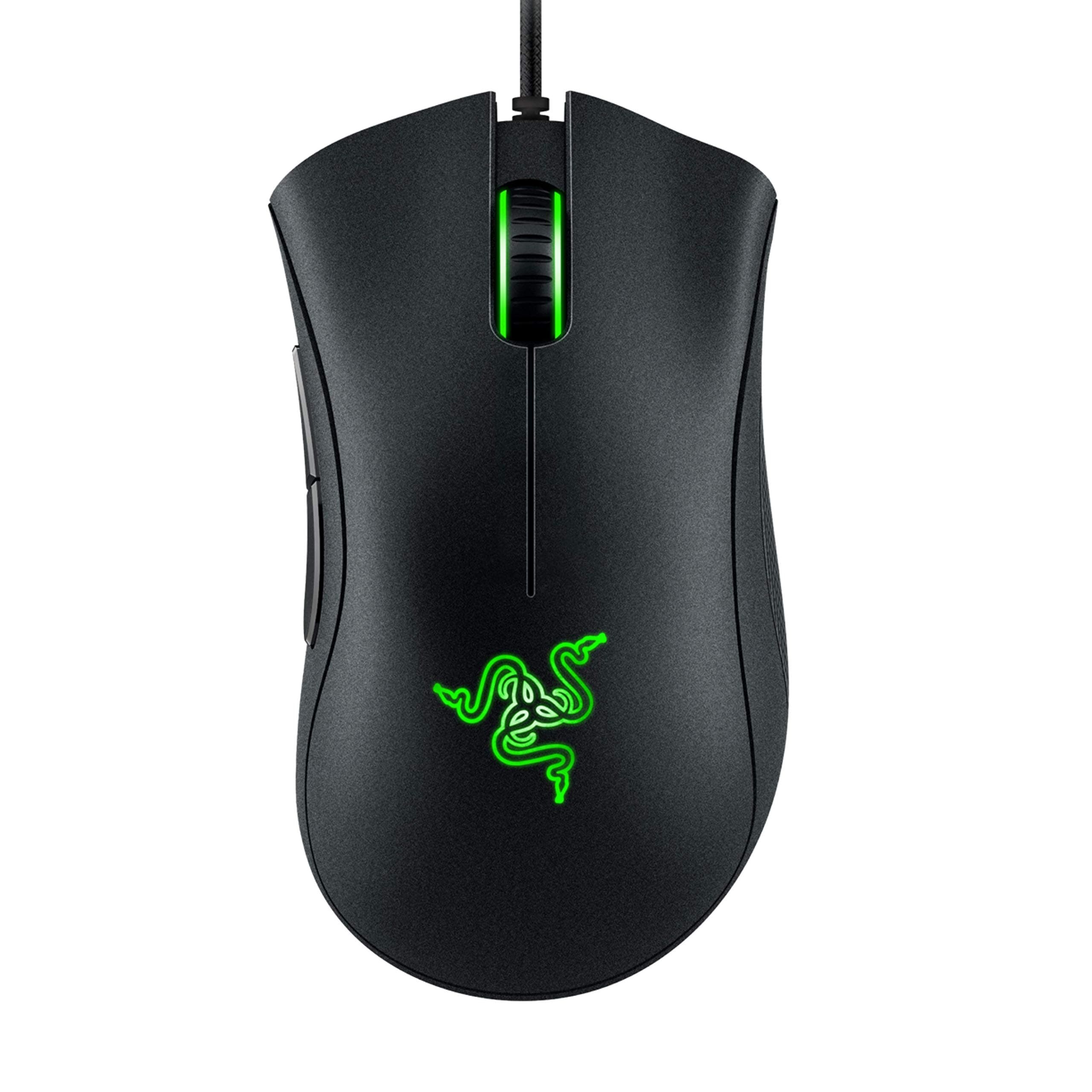 Razer DeathAdder Essential (2021) - Kabelgebundene Gaming-Maus mit Optischem Sensor mit 6400 DPI (5 programmierbare Tasten, Ergonomischer Formfaktor, 10 Millionen Klicks Lebensdauer) Schwarz