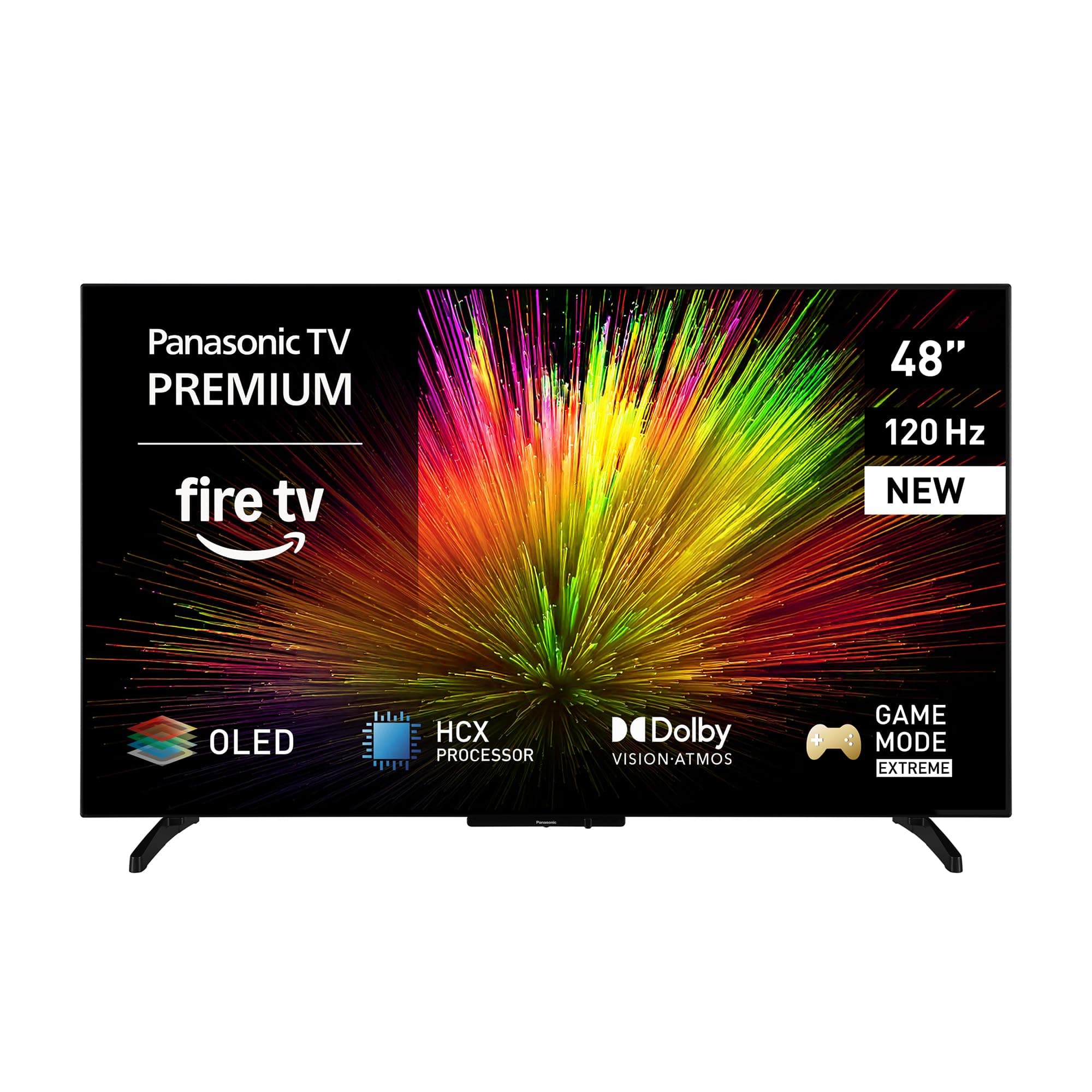 Panasonic Premium TV-48Z80BEZ, Z80B-Serie, 48 Zoll, 4K Ultra HD OLED Smart TV, 2025, Fire TV, Dolby Vision & Atmos, Game Mode Extreme, Alexa & Apple Support, Bluetooth, Schwarz