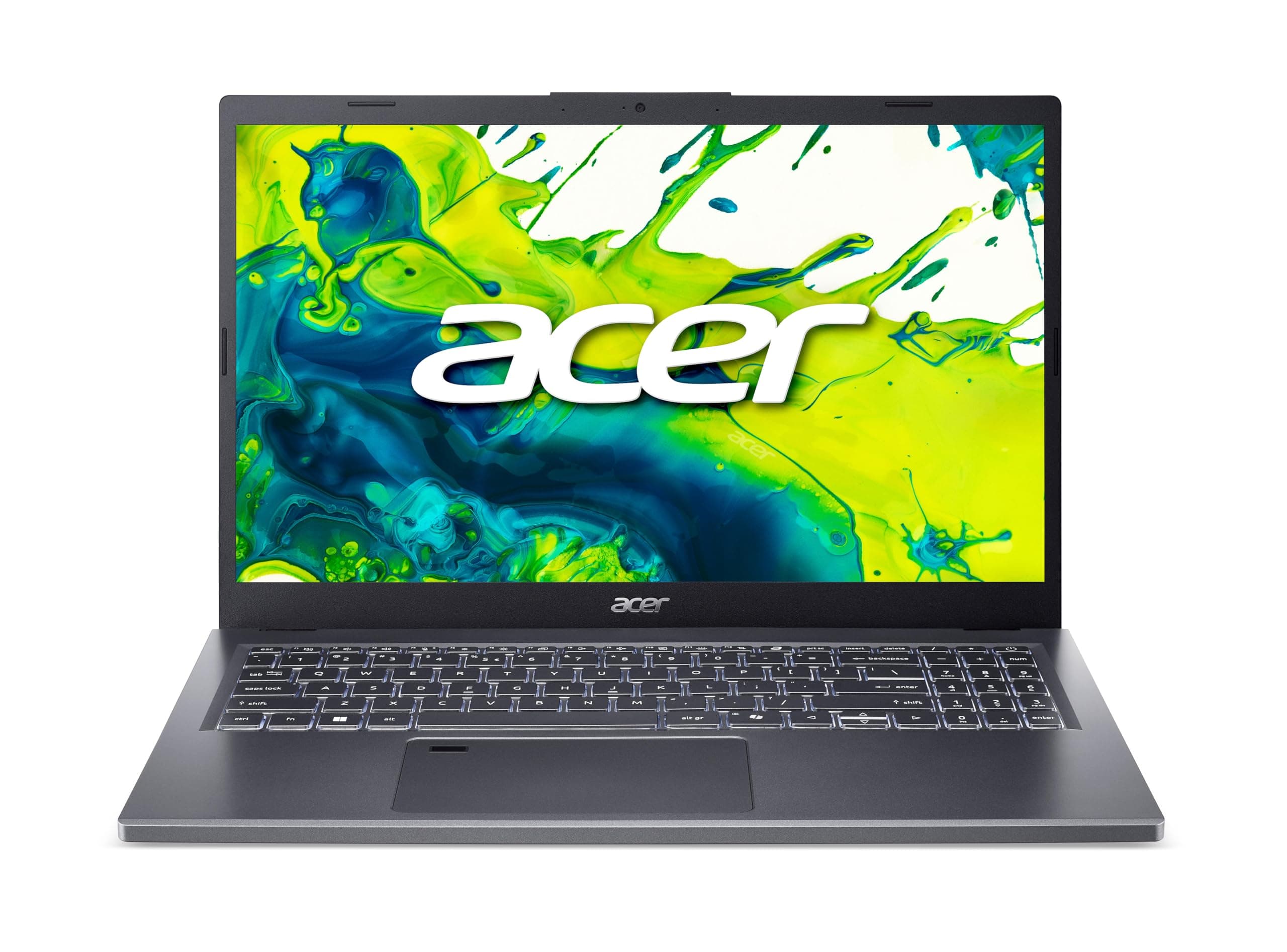 acer Aspire 15 (A15-51M-95T2) Laptop, 15,6" FHD IPS Display, Intel Core i9-13900H, 32 GB RAM, 1 TB SSD, Intel Iris Xe Grafik, Windows 11, QWERTZ Tastatur, grau