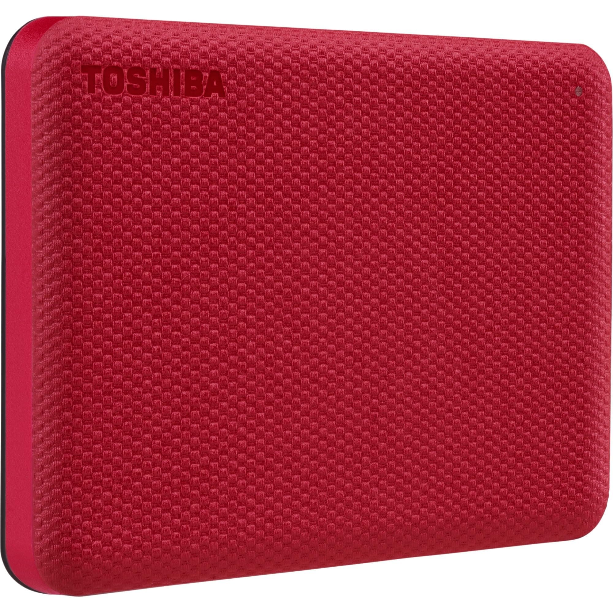 Toshiba Canvio Advance 2.5" 2TB USB 3.1 Rojo Rugged