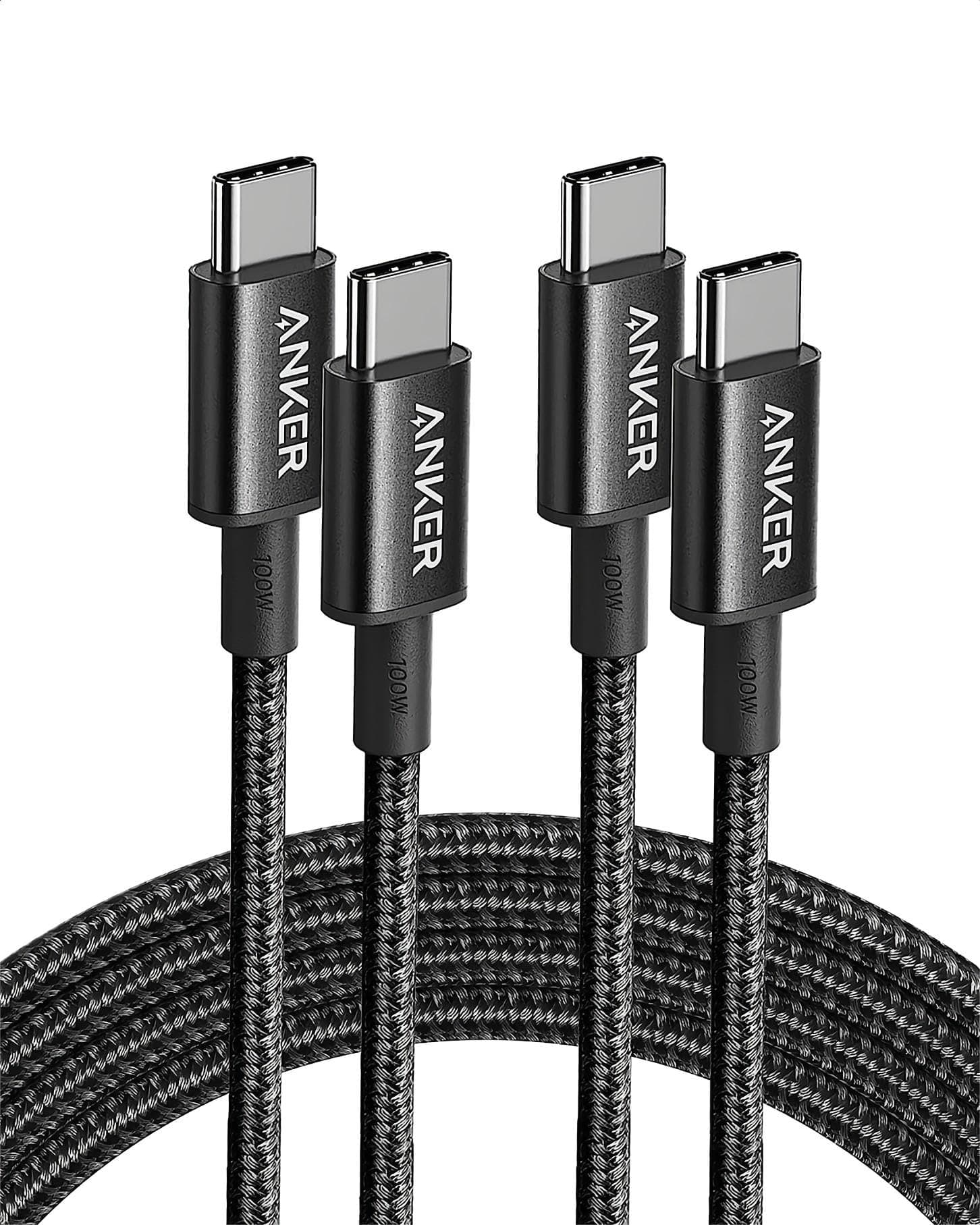 Anker USB C Kabel, [2 Stück 1,8m] Schnellladekabel USB C auf USB C Kabel, PD 3.0 USB C Ladekabel für iPhone 17 Pro Max/16/15 Serie, Samsung Galaxy S25/S24, MacBook Pro/Air, iPad Pro/Air