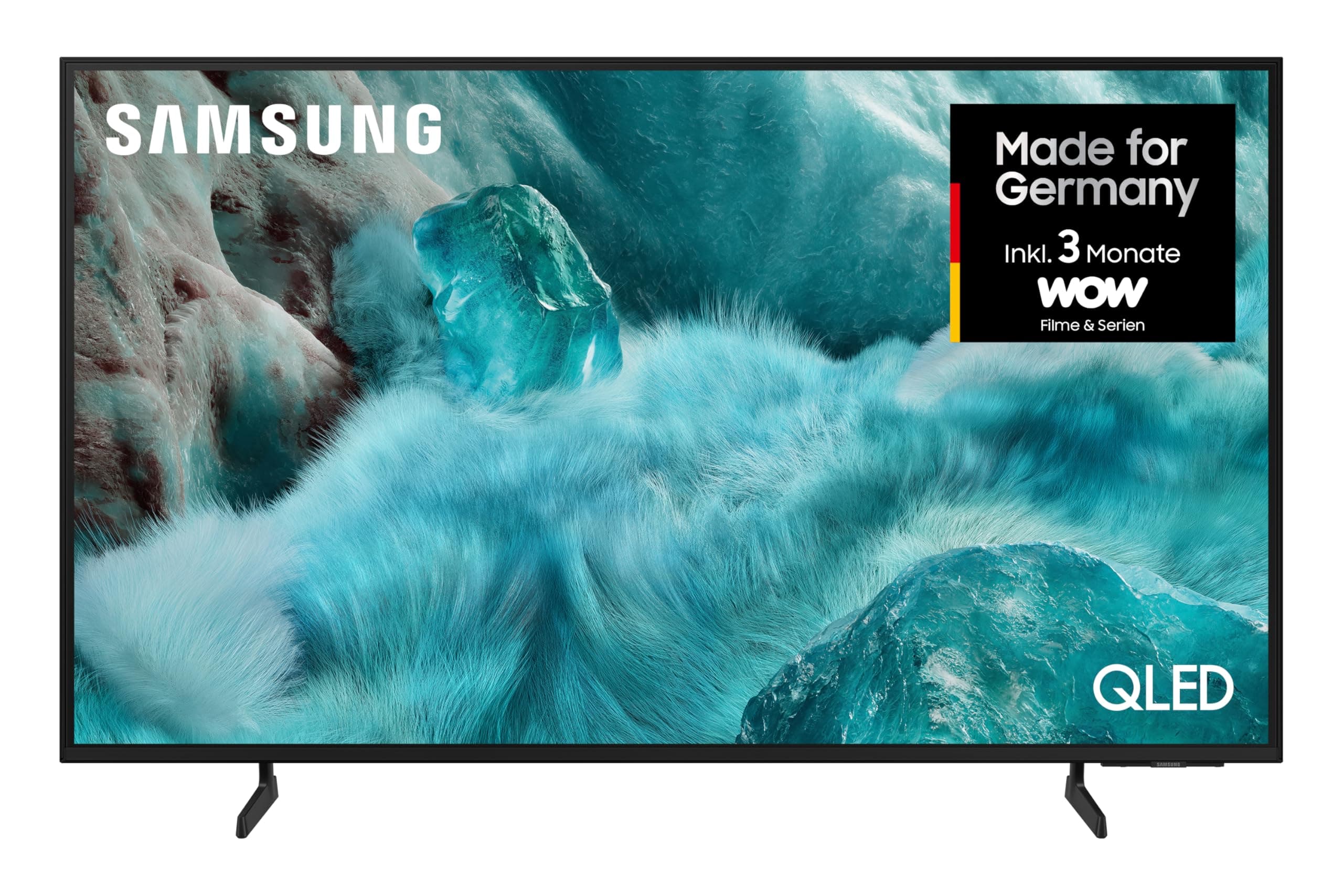 Samsung QLED Q7F2 4K 55 Zoll (138 cm) UHD Fernseher, Q4 AI Prozessor, Quantum Dot für Reale Farben, 4K Upscaling, Knox Security, Gaming Hub, Kostenlose Inhalte, Samsung Vision AI Smart TV