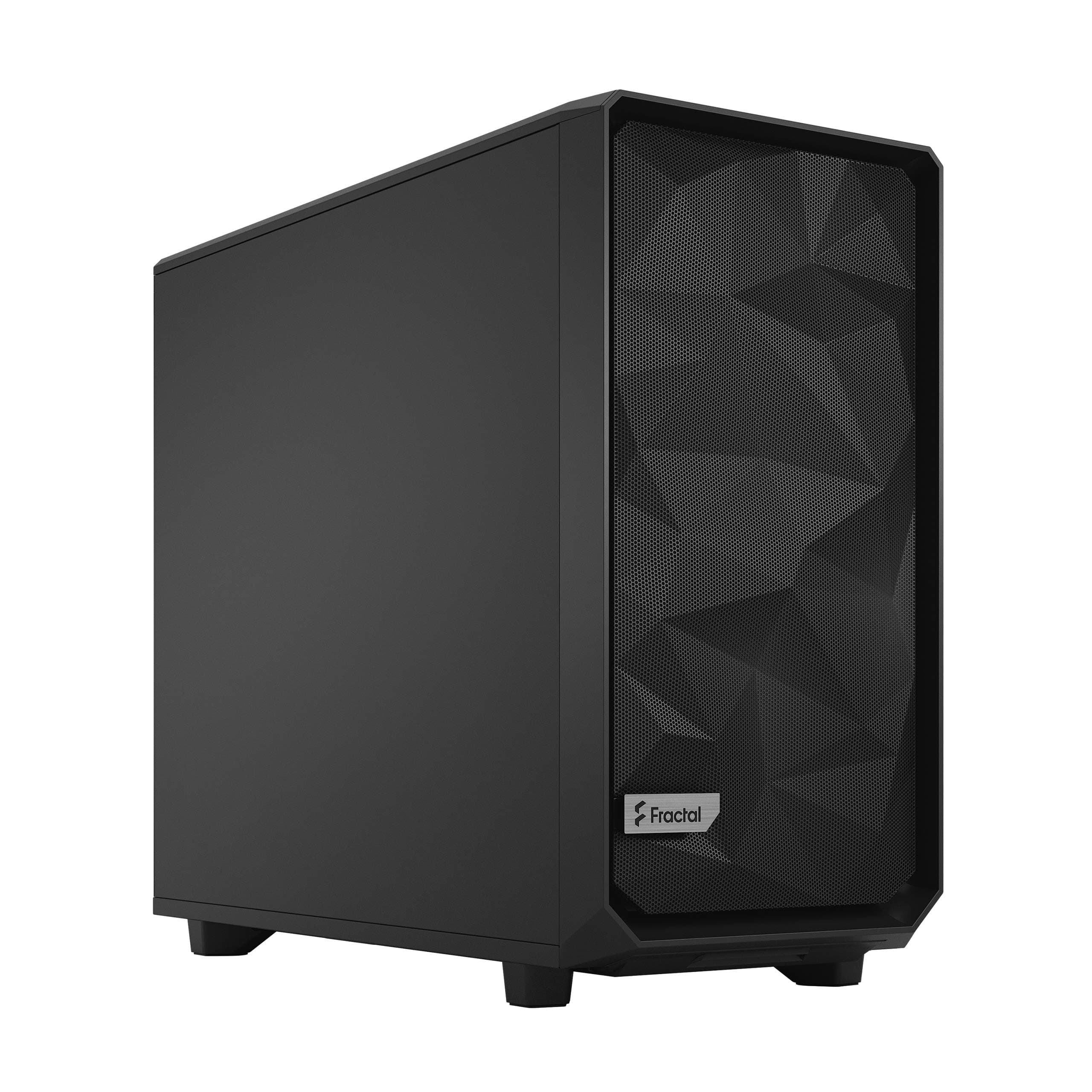 Fractal Design Meshify 2 ATX-Gehäuse – Flexibles Design, Hervorragende Belüftung, USB-C-Frontanschluss, Schwarz