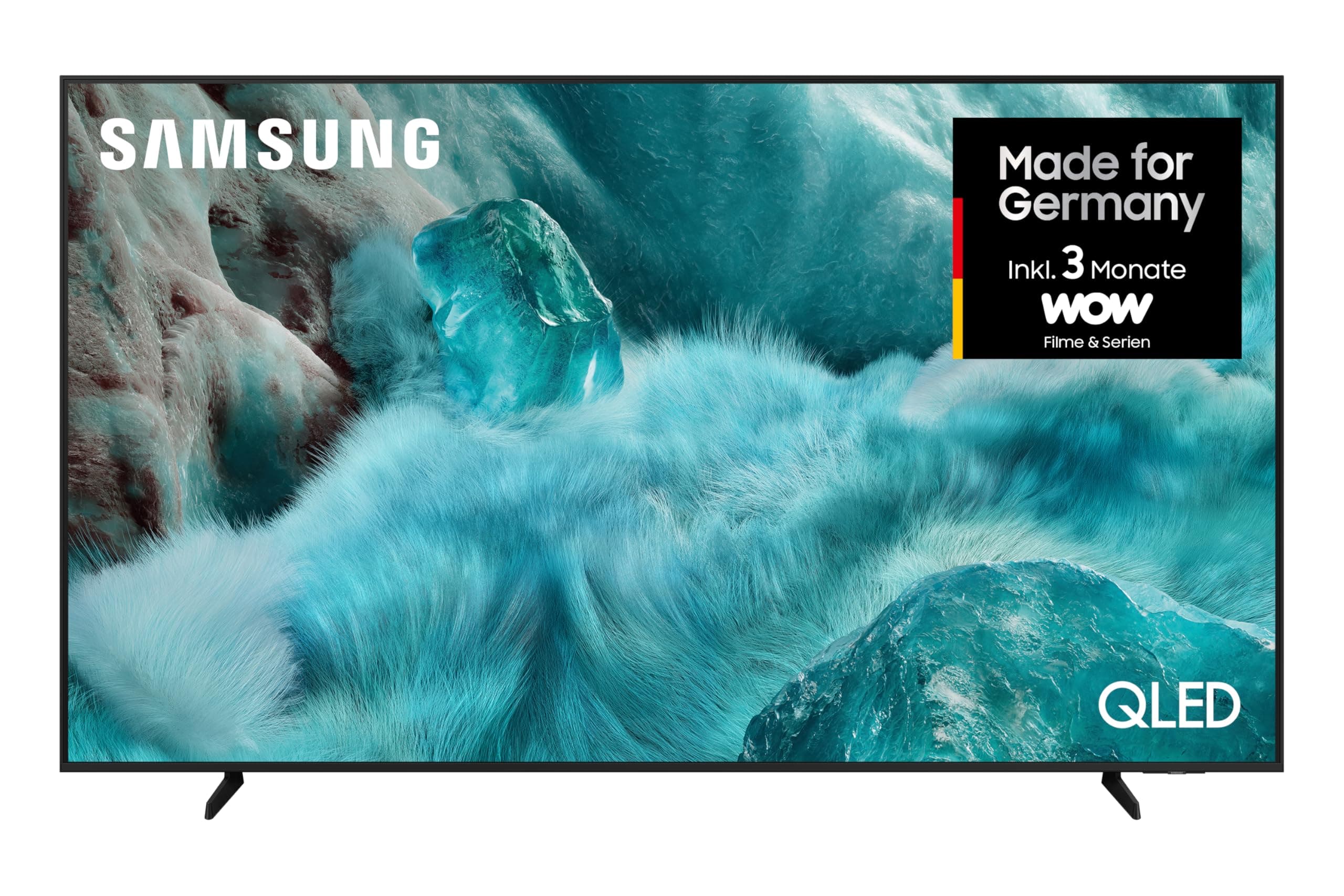 Samsung QLED Q7F2 4K 65 Zoll (163 cm) UHD Fernseher, Q4 AI Prozessor, Quantum Dot für Reale Farben, 4K Upscaling, Knox Security, Gaming Hub, Kostenlose Inhalte, Samsung Vision AI Smart TV
