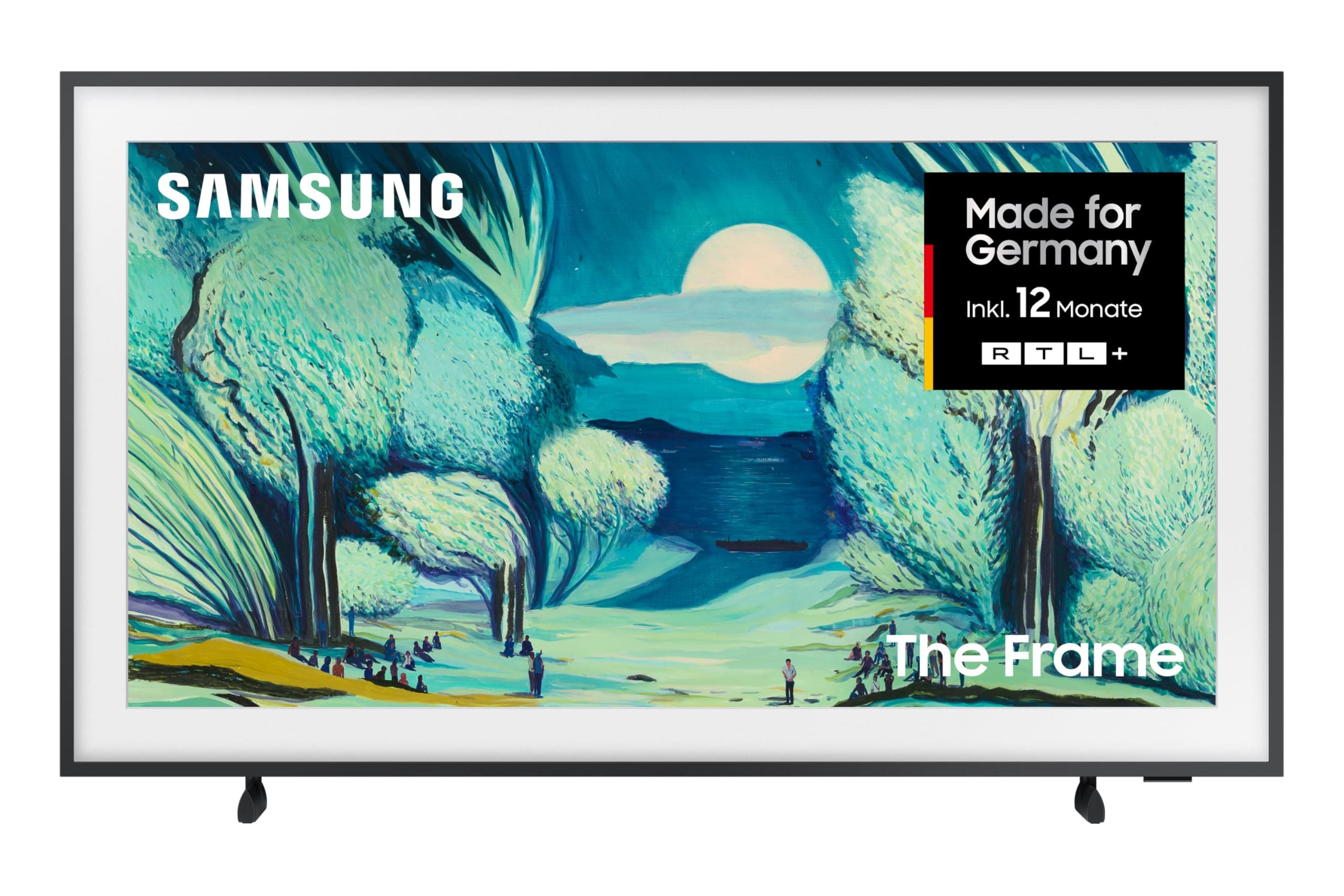 Samsung The Frame LS03F 4K QLED 43 Zoll (108 cm) UHD Fernseher, Modern Frame Design, NQ4 AI Gen2 Prozessor, Art Mode, Artful Picture Quality, One Connect Kabel, Samsung Vision AI Smart TV