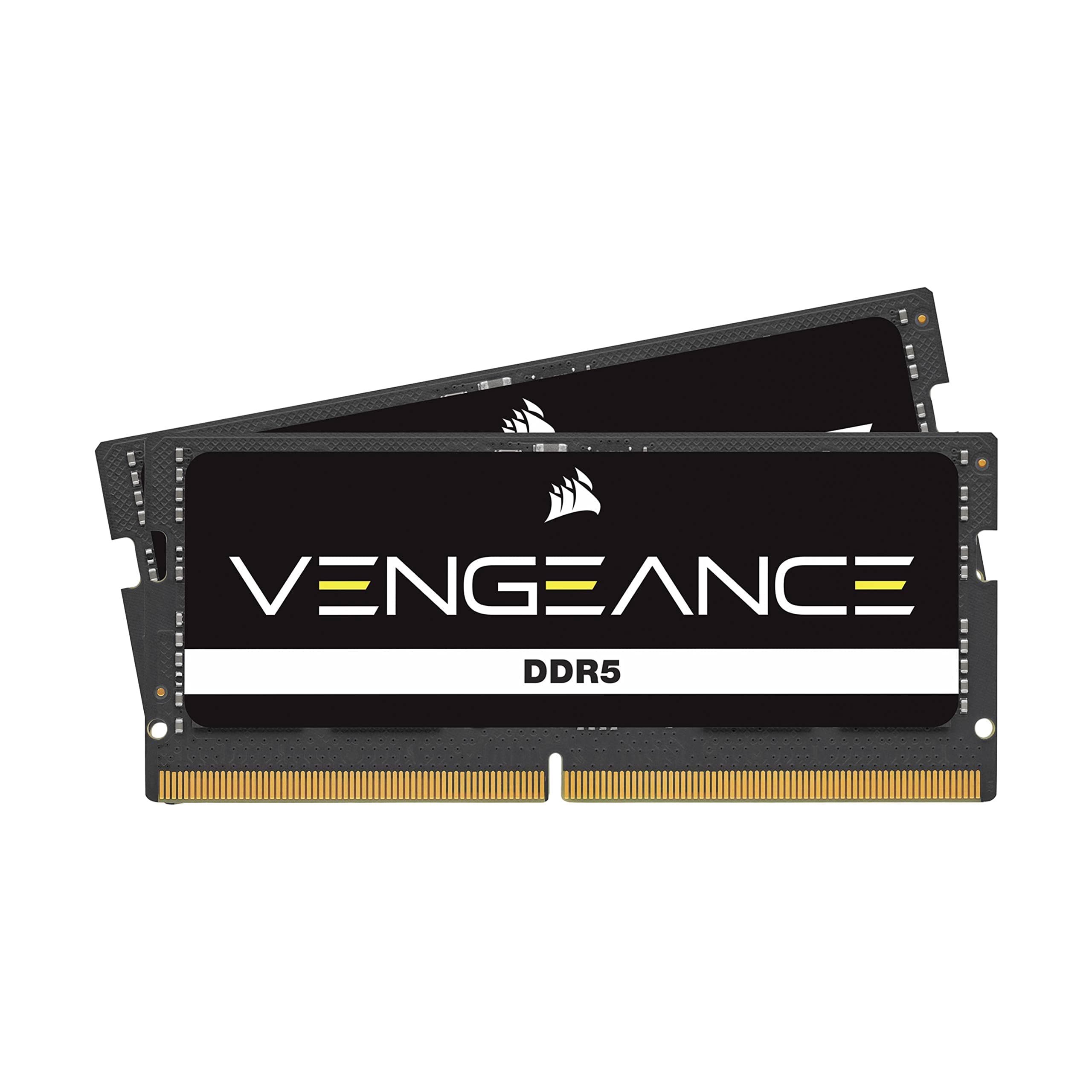 CORSAIR Vengeance SODIMM DDR5 RAM 96GB (2x48GB) 5600MHz CL48-48-48-90 1.10V Intel XMP 3.0 Laptop-Speicher – Schwarz (CMSX96GX5M2A5600C48)