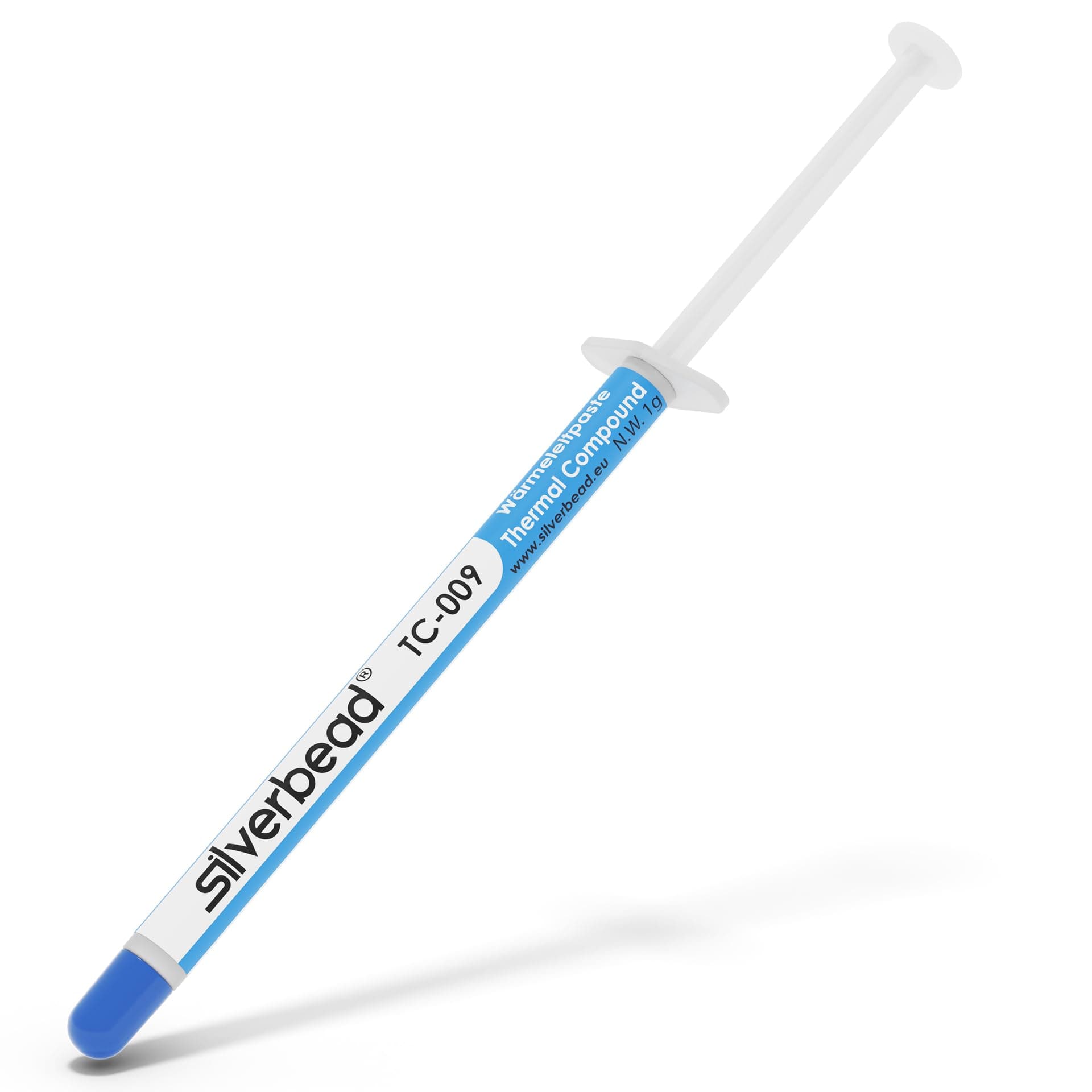 Silverbead Wärmeleitpaste Hochleistungs Thermische Thermal Paste Grease Compound TC-009 | für alle CPU Kühler PC GPU LED SMD IC Heatsink Kühlkörper Wasserkühlung Notebook & Laptop PS4