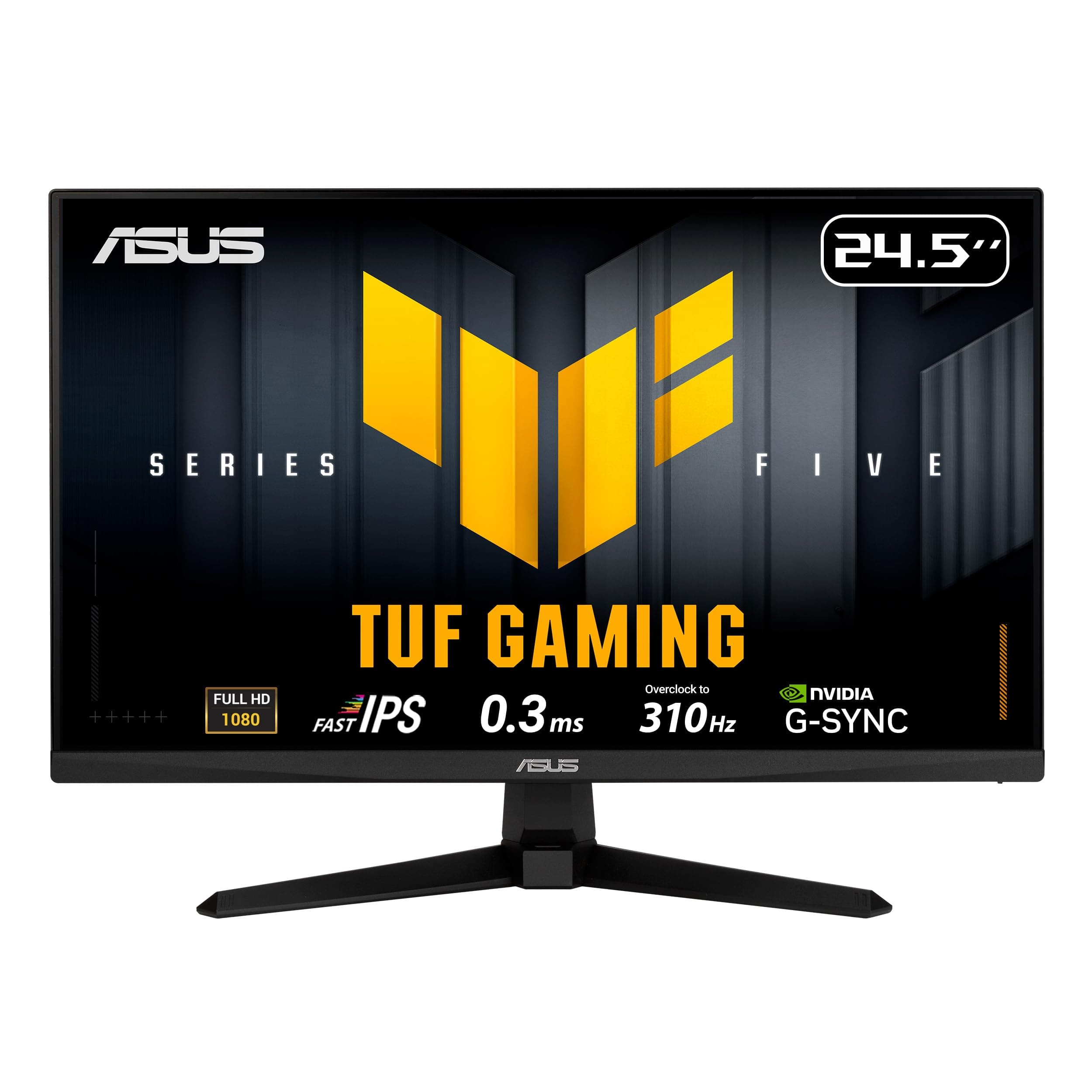 ASUS TUF Gaming VG259QMR5A 24,5 Zoll Full HD Monitor (Fast IPS Panel, 310 Hz, 0,32ms Reaktionszeit, AMD FreeSync Premium, ELMB Sync, Gaming AI, DisplayPort 1.4, 2X HDMI 2.0, Lautsprecher)