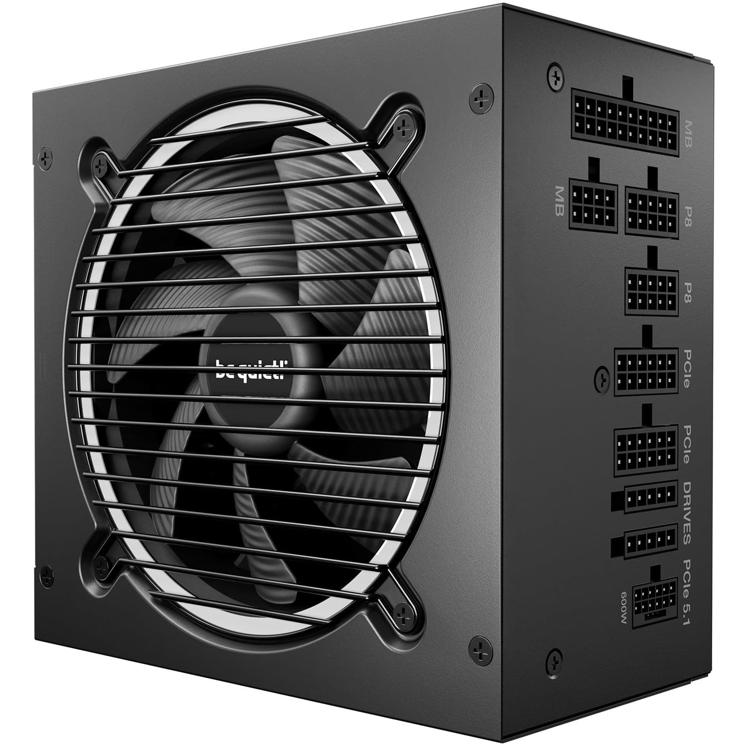 be quiet! Pure Power 13 M 850W Netzteil, 80 Plus® Gold Effizienz, ATX 3.1-Netzteil, für PCIe 5.1 GPUs, 120mm be quiet! Lüfter, semi-passiver Betrieb möglich, LLC-Technologie, Single-Rail